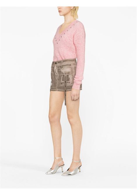 Maglione con borchie in rosa - donna ALESSANDRA RICH | FAB3486K40588066